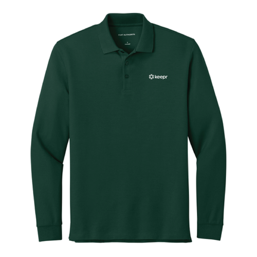 Keepr Port Authority Wearever Signature Pique Long Sleeve Polo