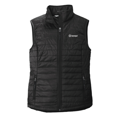 Keepr Women's Port Authority Packable Puffy Vest