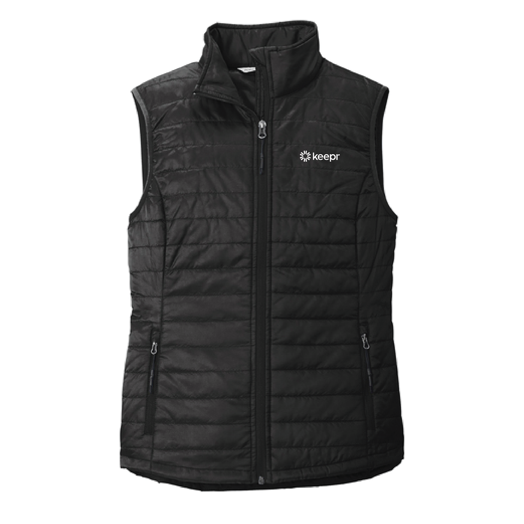 Keepr Women's Port Authority Packable Puffy Vest