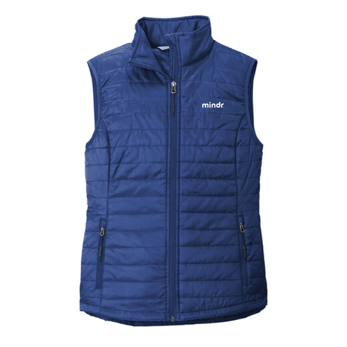 Mindr Women's Port Authority Packable Puffy Vest