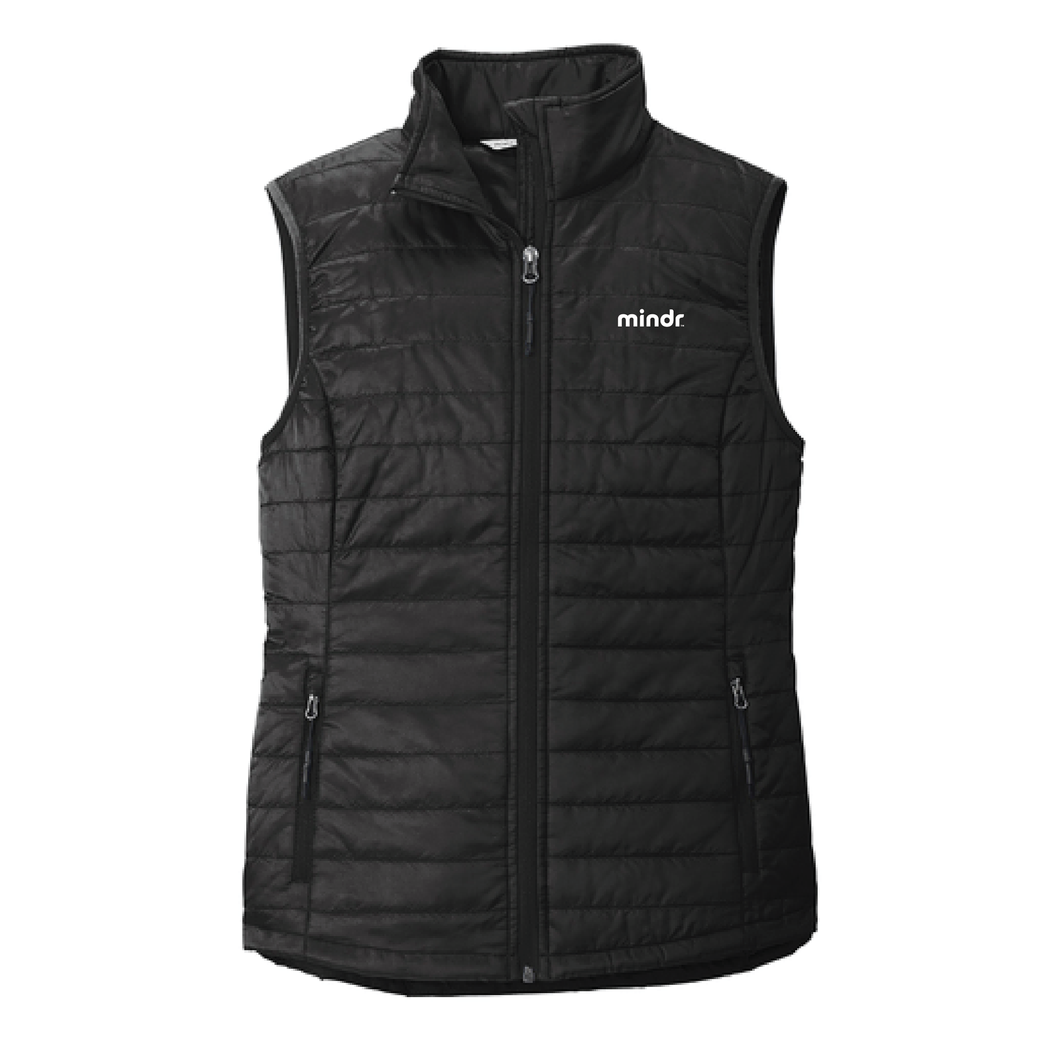 Mindr Women's Port Authority Packable Puffy Vest