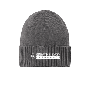 Breathe Easy Port Authority Rib Knit Cuff Beanie