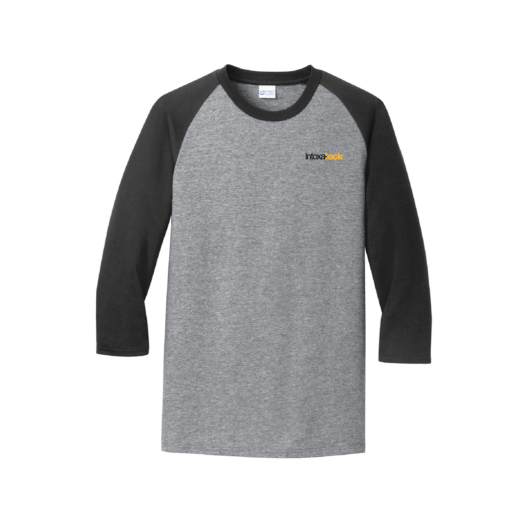 Intoxalock Port & Company Core Blend 3/4-Sleeve Raglan Tee -