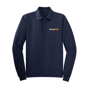 Intoxalock Men's Port Authority Silk Touch Long Sleeve Polo