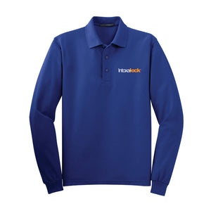 Intoxalock Men's Port Authority Silk Touch Long Sleeve Polo