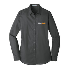 Intoxalock Ladies' Port Authority Long Sleeve Carefree Poplin Shirt