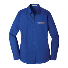 Intoxalock Ladies' Port Authority Long Sleeve Carefree Poplin Shirt
