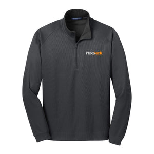 Intoxalock Men's Port Authority Vertical Texture 1/4-Zip Pullover