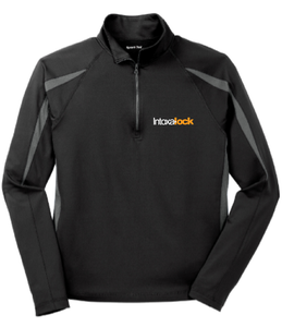 Intoxalock Men's Sport-Tek Sport-Wick Stretch 1/2-Zip Colorblock Pullover