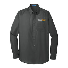 Intoxalock Men's Port Authority Long Sleeve Carefree Poplin Shirt