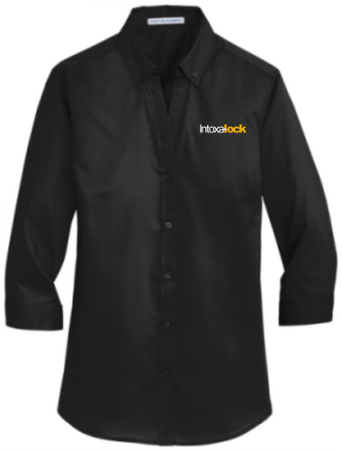 Port Authority® Ladies 3/4-Sleeve SuperPro™ Twill Shirt